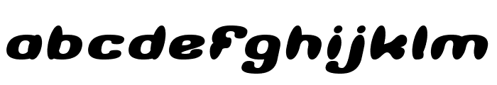 Cayenne Pepper Bold Italic Font LOWERCASE