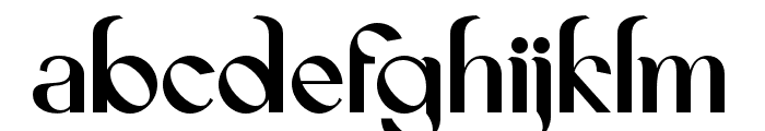 Cecision-Regular Font LOWERCASE