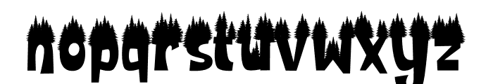 Cedar Heaven Forest Font LOWERCASE