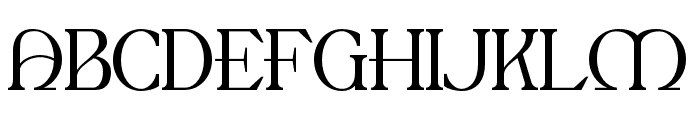 CedorGusron-Regular Font UPPERCASE