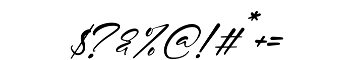 Ceesenetta Italic Font OTHER CHARS