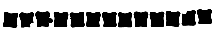 Celebratory ToastDB Font LOWERCASE