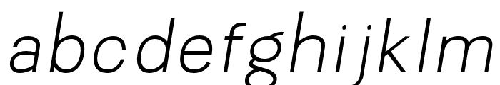 Celesta-MediumOblique Font LOWERCASE