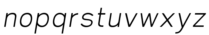 Celesta-MediumOblique Font LOWERCASE