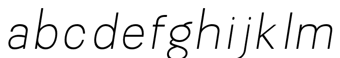Celesta-RegularOblique Font LOWERCASE