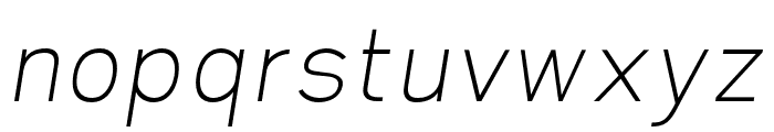 Celesta-RegularOblique Font LOWERCASE