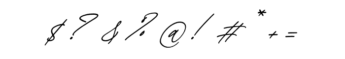 Celestial Heavenly Script Italic Font OTHER CHARS