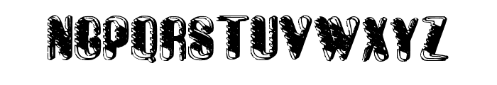 CelestialBeing-Grunge Font UPPERCASE