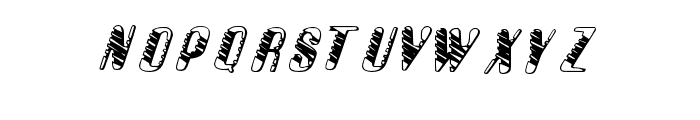 CelestialBeing-Italic Font UPPERCASE