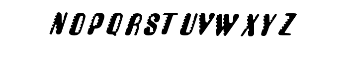 CelestialBeing-ItalicShadow Font UPPERCASE