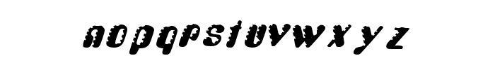 CelestialBeing-ItalicShadow Font LOWERCASE