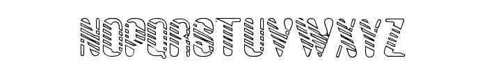 CelestialBeing-Line Font UPPERCASE