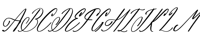 Celestialo Majestica Italic Font UPPERCASE