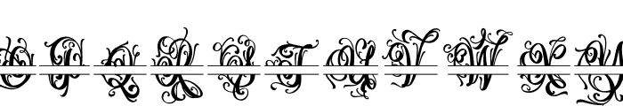 Celina Monofgram Font LOWERCASE