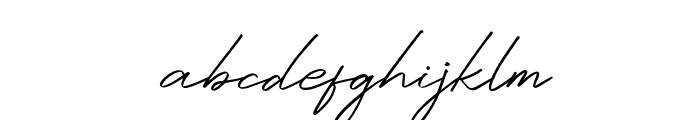 Celine Peach Script Regular Font LOWERCASE