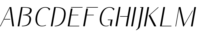 Cellga Italic Font UPPERCASE