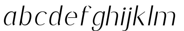 Cellga Italic Font LOWERCASE