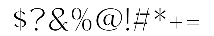 Cellga Regular Font OTHER CHARS