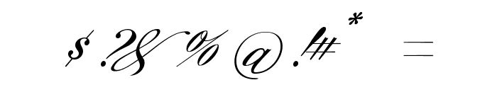 Cellicia Script Font OTHER CHARS