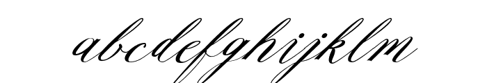 Cellicia Script Font LOWERCASE