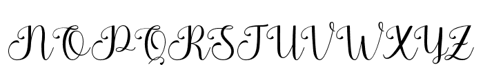 CeltiaScript Font UPPERCASE