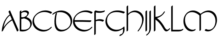 Celtic Gothic Font UPPERCASE