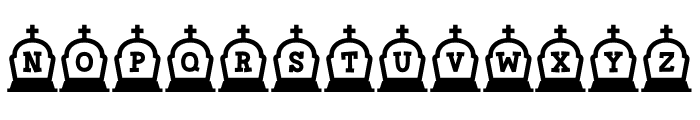 Cemetery3 Font UPPERCASE