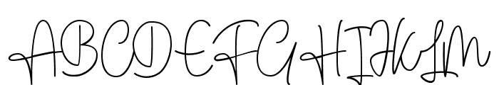 Cendolita Script Font UPPERCASE