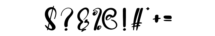 Central Thick Font OTHER CHARS