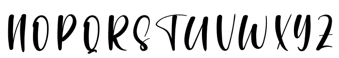 Central Thick Font UPPERCASE