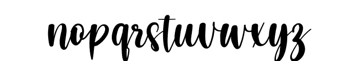 Central Thick Font LOWERCASE