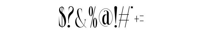 Centrue Font OTHER CHARS