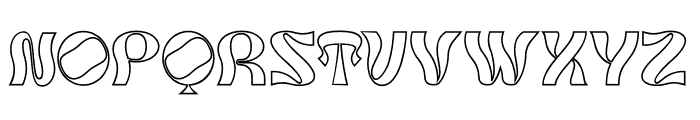 CeratynOutline Font UPPERCASE