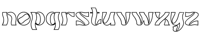 CeratynOutline Font LOWERCASE