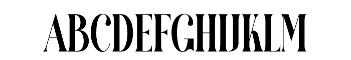 Cergian Font UPPERCASE