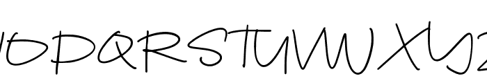 CersinSignature-Regular Font UPPERCASE