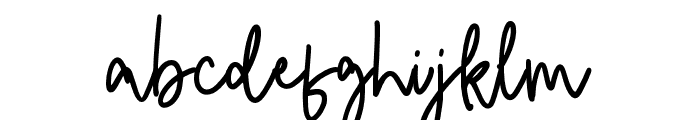 CersinSignature-Regular Font LOWERCASE