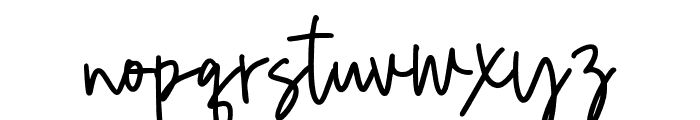 CersinSignature-Regular Font LOWERCASE