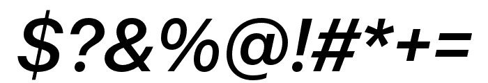 Certia-BoldItalic Font OTHER CHARS