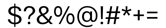 Certia-Medium Font OTHER CHARS