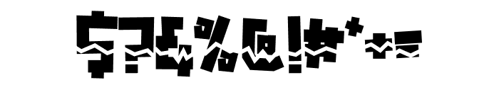 CertooN Earthquake Font OTHER CHARS