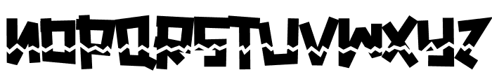 CertooN Earthquake Font UPPERCASE