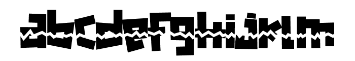 CertooN Earthquake Font LOWERCASE