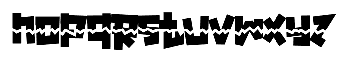 CertooN Earthquake Font LOWERCASE