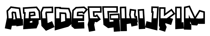 CertooN HalF Font UPPERCASE