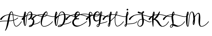 Ceryson Script Font UPPERCASE