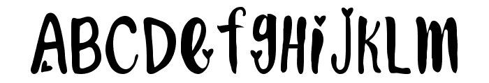 Cg Valentine Font Regular Font UPPERCASE