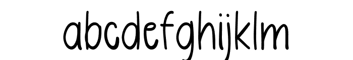 Ch Positive Regular Font LOWERCASE