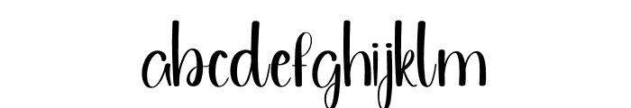 Chabby Font LOWERCASE