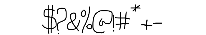 Chacillick Font OTHER CHARS